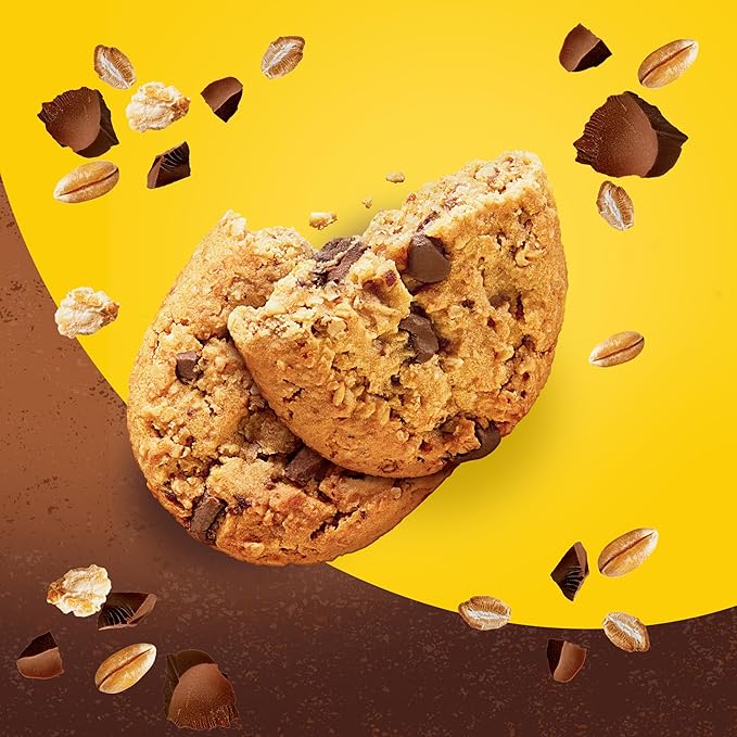 belVita Soft Baked Breakfast Bars, Oats & Chocolate, 6 Boxes of 5 Packs (1 Biscuit Per Pack)