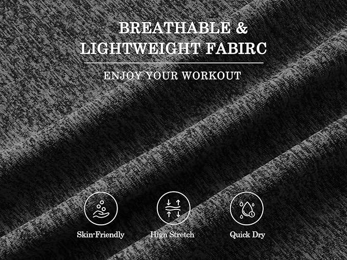 Kimmery Workout Tops for Women Long Sleeve Shirts for Women Quick Dry Line Decor Yoga Tops Sizes S-3XL