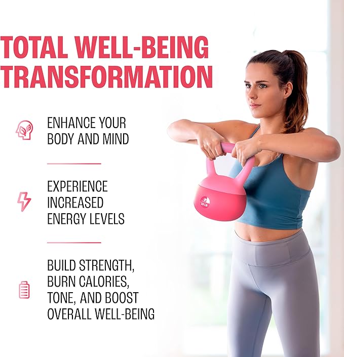 Soft Kettlebells, Serenilite Kettlebell Sets, Kettle Bell Sets for Women & Men, Safe Strength Training Kettlebells, Kettlebell Weights for Home Workouts & More.