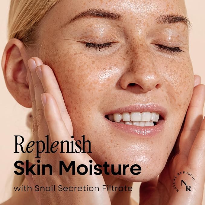 Nature Republic Snail Mucin Toner – Korean Skincare, High Content Mucus, Advanced Face Moisturizer for Skin Care Beauty, Niacinamide, Hydrating lightweight Age-Defying Booster, 130mL/4.39 Fl.Oz