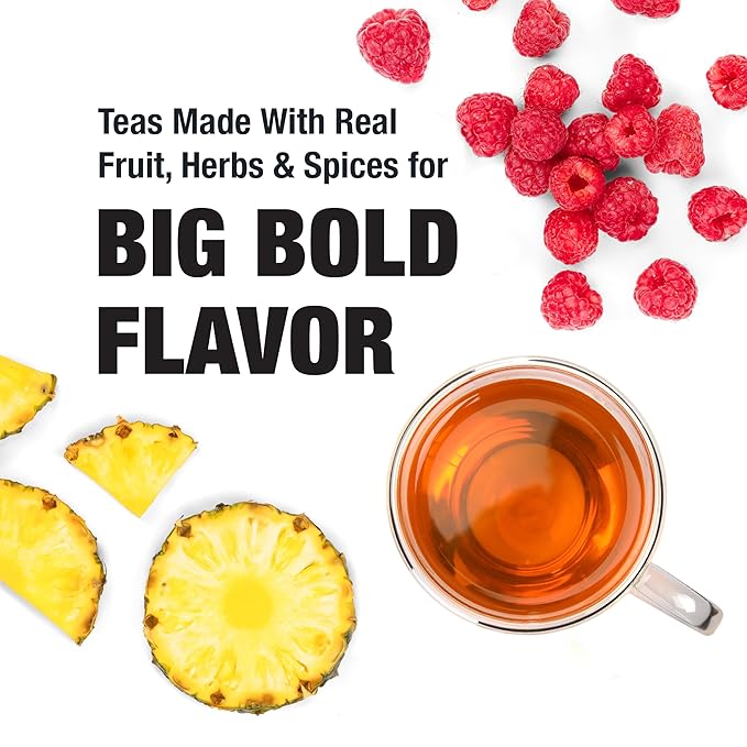 Tiesta Tea - Passion Berry Jolt, Loose Leaf, Raspberry Passion Fruit Black Tea, Premium Caffeinated Blend, Make Hot or Iced & Brews Up to 50 Cups, 4oz Refillable Tin (Pack of 6)