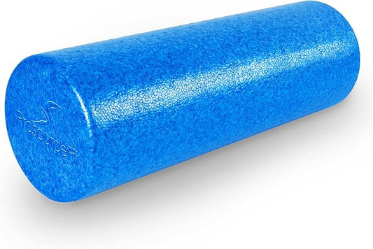 ProsourceFit High Density Foam Rollers 12 - inches Long, Firm Full Body Athletic Massage Tool for Back Stretching, Yoga, Pilates, Post Workout Muscle Recuperation