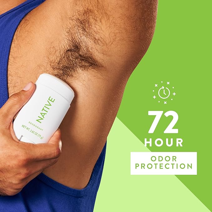 Native Aluminum-Free Clean Deodorant with Natural Derived Ingredients, 72HR odor control | Deodorant for Women and Men, With Baking Soda, Coconut Oil, Shea Butter | Cucumber & Mint