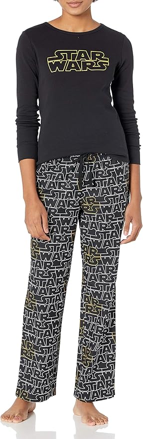 Amazon Essentials Disney | Marvel | Star Wars Women's Flannel Pajama Sleep Sets