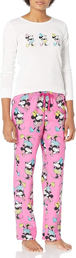Amazon Essentials Disney | Marvel | Star Wars Women's Flannel Pajama Sleep Sets