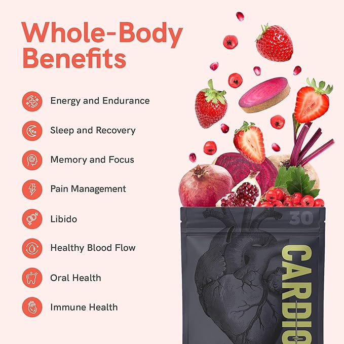 Cardio Miracle Nitric Oxide Supplement with Super Beets 90 Servings - Beet Root Powder with L-Arginine to Support Circulation, Blood Flow, Energy, Endurance, Stamina & Heart Health for Men and Women
