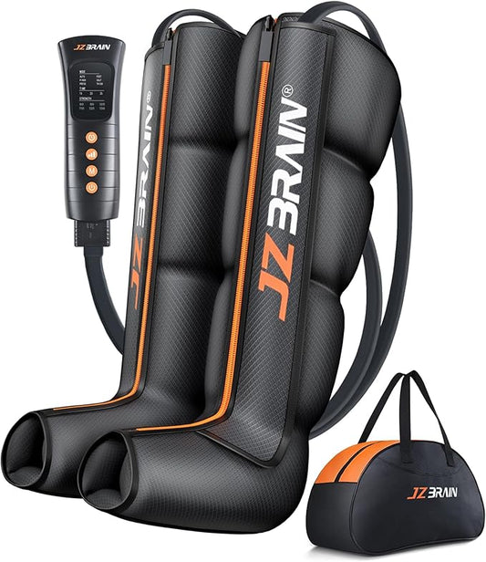 Sequential Air Compression Recovery System : Professional Full Leg Compression Boots for Circulation and Pain Relief - Sequential Device for Muscle Relaxation, Gifts for Athletes, Women, Men