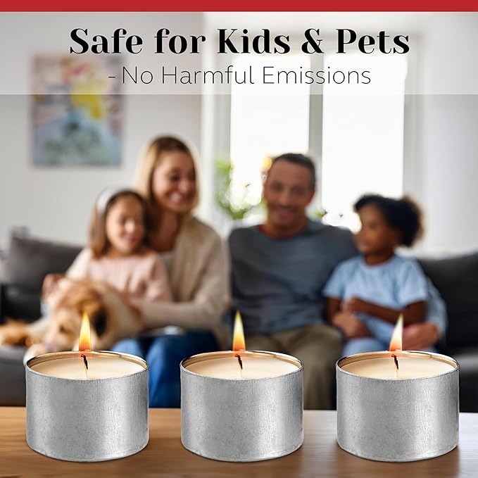 Tea Light Candles in Metal Cups - 6 Hours Clean, Long Burning White Unscented - 520 Candles - Bulk for Romantic Dinner, Wedding, Spa & Hotels by PARNOO