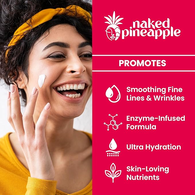 Exotic Nourishing Cream - Rich Enzyme Blend with Vitamin C for Moisturization, Fine Lines, Wrinkles, Elasticity & Hydration - 2oz