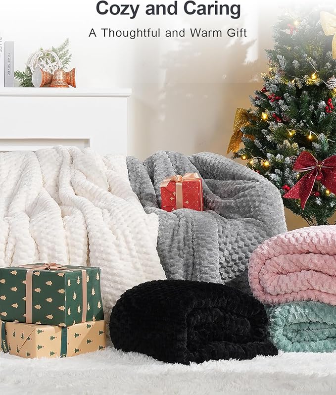 Super Fuzzy Soft Luxury Fleece Sherpa Weighted Blanket 15 lbs for Adults, Turtle Shell Cozy Queen Size Weighted Throw, Ceramic Beads Washable Heavy Blankets for Couch Bed, Orange, 60" x 80"
