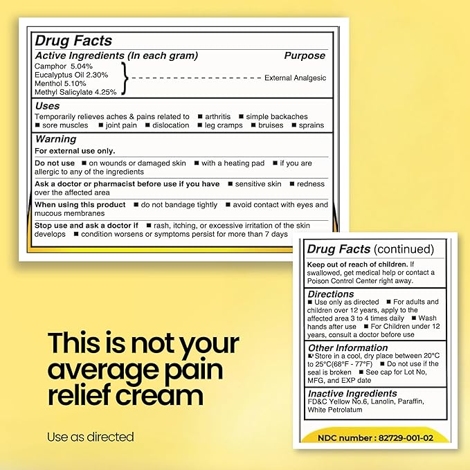 Aboniki Balm (1 Glass Jar) – Powerful Topical Pain Relief Balm for Sore Muscles and Joints. Anti-Inflammatory Muscle Rub for Lower Back, Knee, Neck, Shoulder, and More.