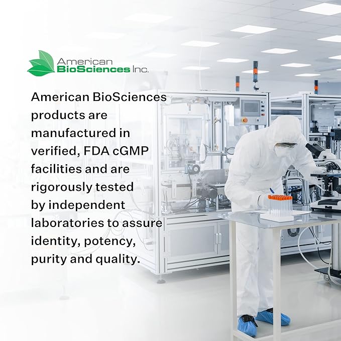 American BioSciences ImmPower AHCC Supplement, Vegetarian Capsules, Enhanced Immune Support, Natural Killer Cell Activity and Cytokine Production, 500 milligrams per Capsule (30 Count)