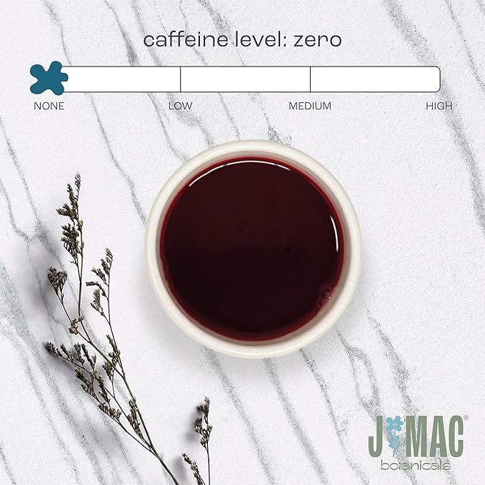 J MAC BOTANICALS Certified Organic Hibiscus Flower (2 Pounds), Hibiscus Tea, Cut & Sifted Flowers, Flor de Jamaica