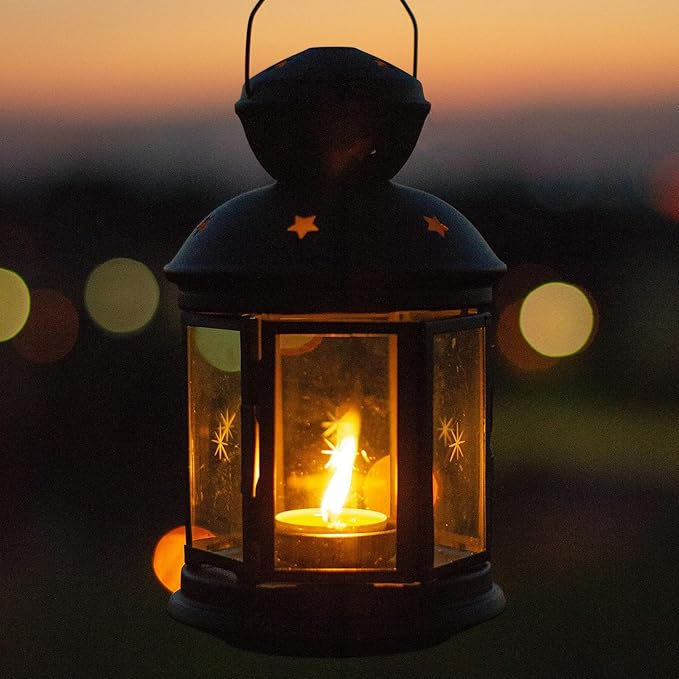 96 Packs Beeswax Tealight Candles, 100% Pure Beeswax Tea Candles | 4-Hour Extended Burn Time | Natural Bees Wax Tea Light Candle in Clear Cup, Perfect for Home Deco,Air Purification,Fragrance