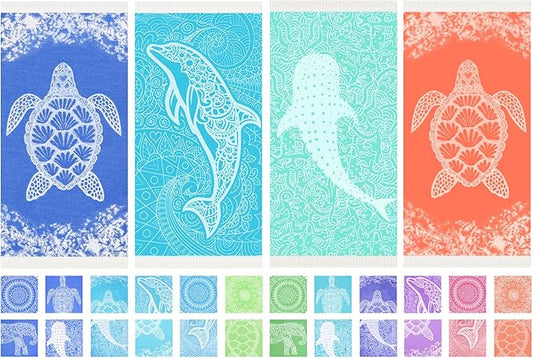 Turkish Beach Towel Quick Dry Absorbent Cotton Lightweight Thin Bathroom Bath Pool Swim Towels Extra Large Oversized Sand Free Beach Accessories Essentials Stuff Cloud Gift for Adults