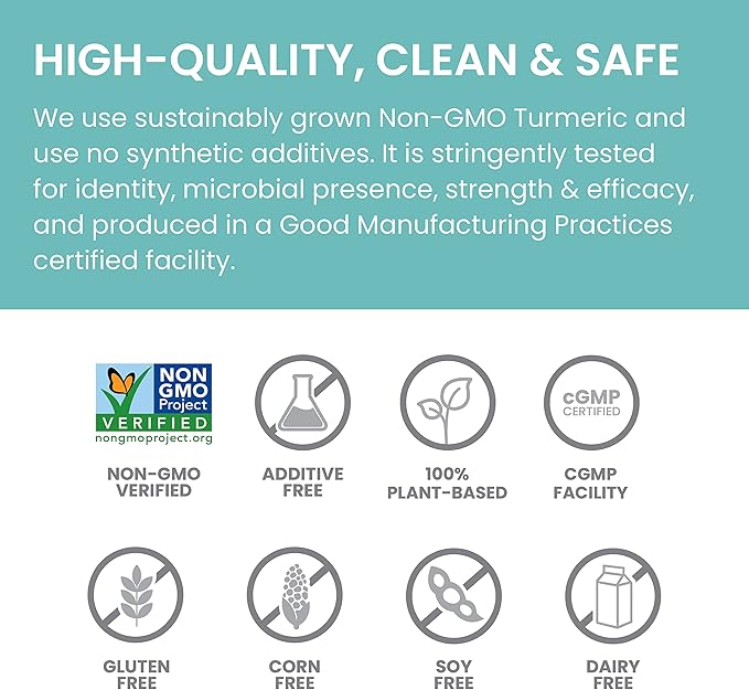 Himalaya Turmeric 95 - Herbal Supplement with Turmeric Curcumin for Joint Support and Mobility, 95% Curcuminoids - Vegan, Non-GMO, Gluten Free, 600 mg, 30 Capsules