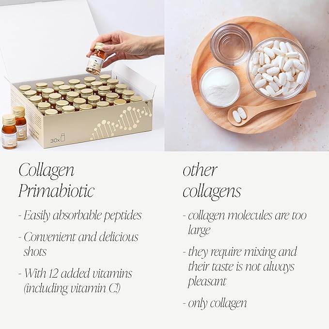 Liquid Collagen - High Collagen Content [10,000 Mg] Per Serving - Hydrolyzed Collagen and 12 Vitamins - Gluten Free- 450 Ml - Pack of 15 Bottles x 30 Ml