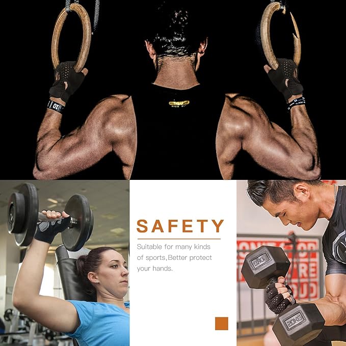 Workout Gloves Weight Lifting Gloves Palm Support Protection for Men Women, Exercise Gloves Sports for Training, Fitness, Gym,