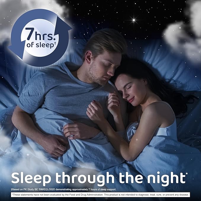 Advanced Sleep Aid Melatonin Dietary Supplement, 10mg Capsules, 60 Count