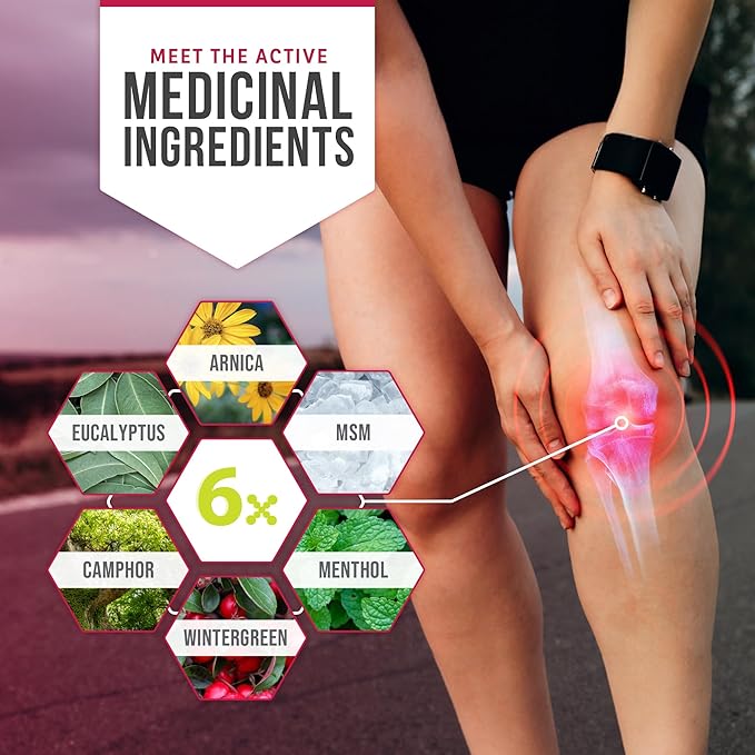 Kalaya Pain Relief Cream with Arnica – Fast-Acting Joint & Muscle Pain Relief – 6 Natural Ingredients – No-Mess Applicator – RMT-Inspired Design – Dermatologist Tested – 4.2 oz (Pack of 3)