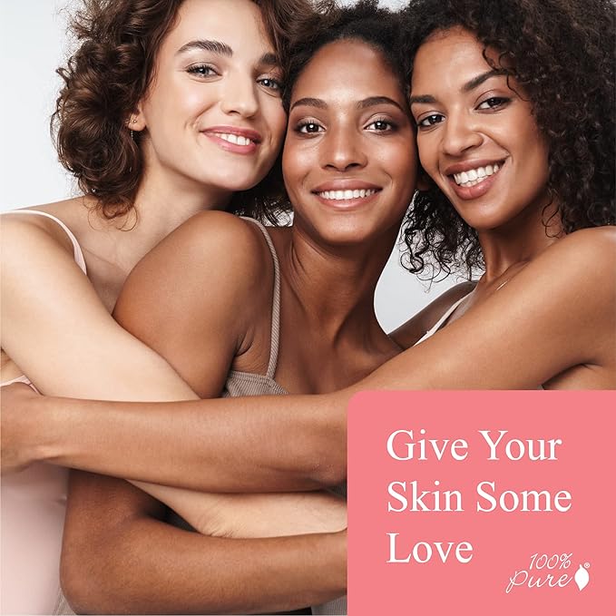 100% PURE Super Fruit Nourishing Balm Face & Body Cream Moisturizer Luxuriously Thick Replenishment Powerful Hydration & Dry Skin Care - Vegan - 1.06 oz