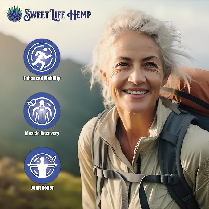 Sweet Life | Hemp Salve Stick | 3000mg | Organic Botanical Balm | Twist-Up Applicator | Small Business | Muscle & Joint Comfort