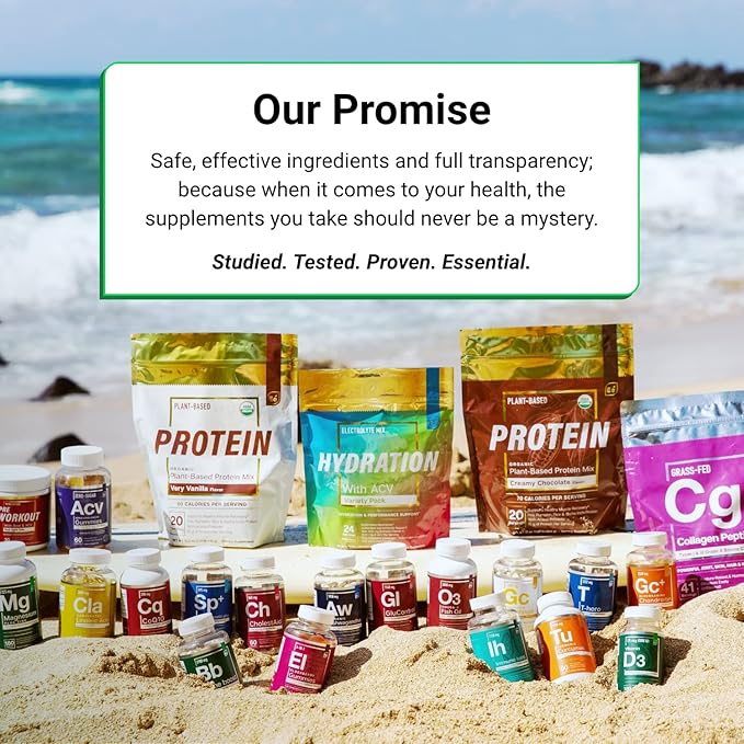 Essential Elements Hair Hero - Hair Supplement for Women and Men - Powerful Hair Vitamin Formula for Hair Growth & Thickness - Healthy Hair, Skin, and Nails Product - 5000 mcg Biotin, 30 Day Supply