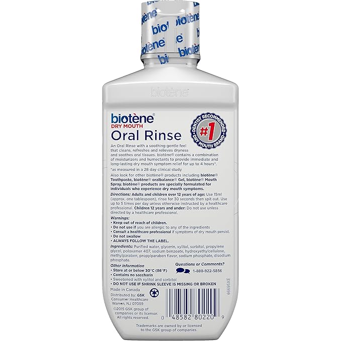 Biotene Dry Mouth Management Oral Rinse, Dry Mouth Spray and Moisturizing Gel - 1 Kit