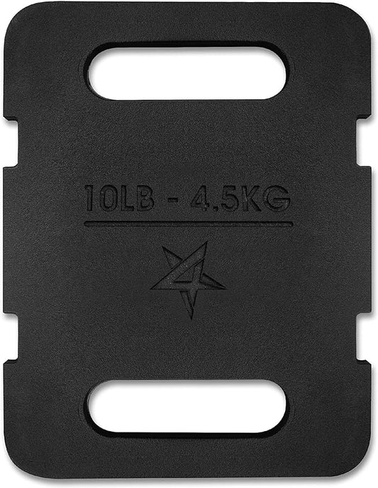 Yes4All Adjustable Ruck Weight with Straps for Rucking, Swings, Squat & Strength Training - Multiple Weights: 10LB to 40LB