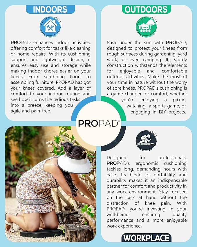 Thick Kneeling Pad, Garden Kneeler for Gardening, Bath Kneeler for Baby Bath, Kneeling Mat for Exercise & Yoga, Knee Pad for Work, Floor Foam Pad, 2X Large (XXL) 24 x 14 x 1.5 Inches, Red