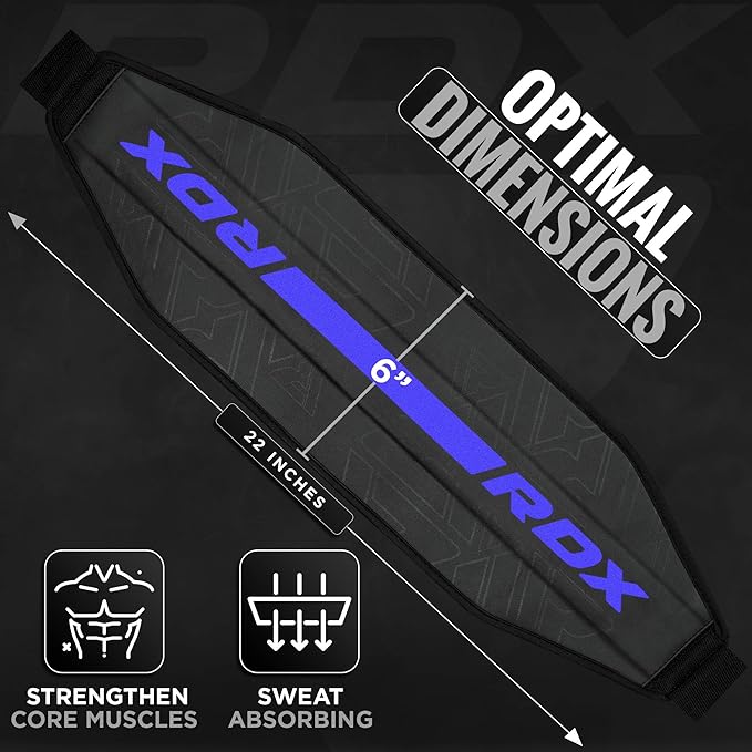 RDX AB Straps for Pull Up Bar Hanging (Pair), Maya Hide Leather, Abdominal Muscle Building Padded Arm Support Slings with D-Ring Strap, Leg Raise Exercise Fitness Workout Strength Training, Men Women