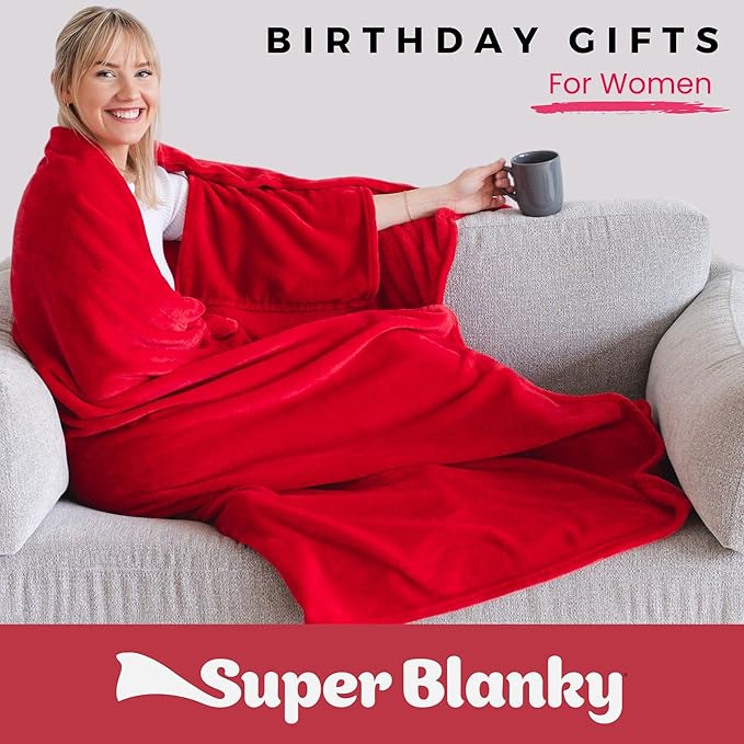 Wearable Blankets for Women, Adult Wearable Blanket Men, Top Christmas Gifts for Women, Wife Birthday Gift Ideas