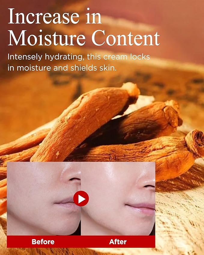 Bonyongo Red Ginseng Vinegar Cream – Intensive Hydrating and Firming Face Moisturizer for Smooth, Youthful Skin - Nourishing with Fermented Red Ginseng - Korean Skincare, 1.86oz.