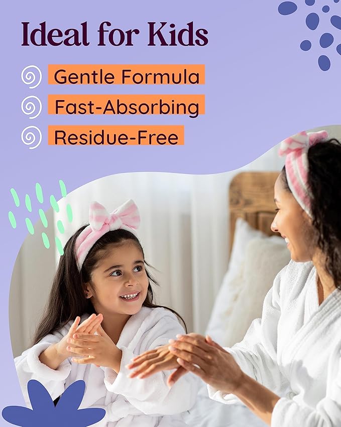 Magnesium Cream For Kids and Babies - Calming Body Lotion for Bedtime - Natural Magnesium Chloride with Arnica and MSM in Organic Aloe & Shea Butter Base 3.69 oz