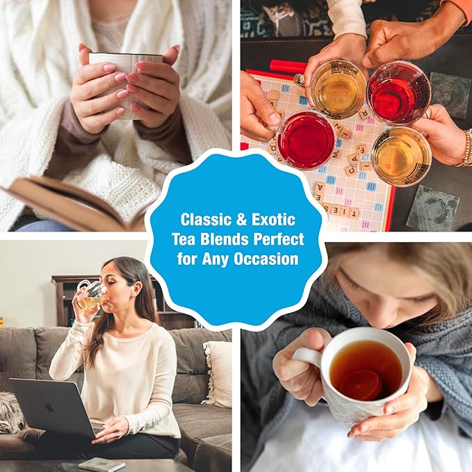 Tiesta Tea - Ginger Citrus Herbal Loose Leaf Tea, Lemon Ginger Tea with Mint and Chamomile, Caffeine-Free, Brew Hot or Iced, Makes Up to 25 Cups, Resealable Pouch, 1.2 Ounce