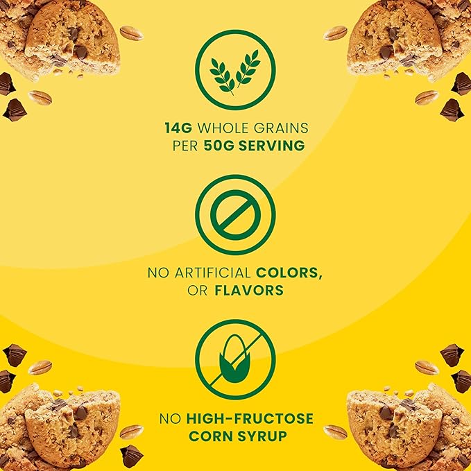 belVita Soft Baked Breakfast Bars, Oats & Chocolate, 6 Boxes of 5 Packs (1 Biscuit Per Pack)