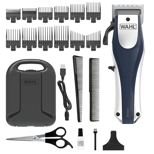 Wahl Lithium Ion Pro Rechargeable Cordless Hair Clippers for Men, Woman, & Children with Smart Charge Technology for Convenient at Home Haircutting - Model 79470