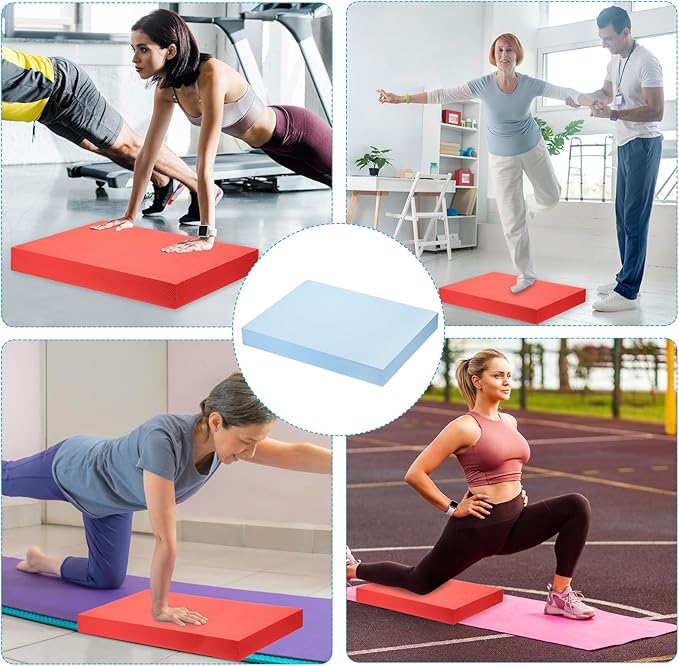 PATIKIL Balance Pad Non-Slip TPE Foam Pad Cushion Exercise Yoga Mat Knee Pad for Fitness Stability Core Training Stretching