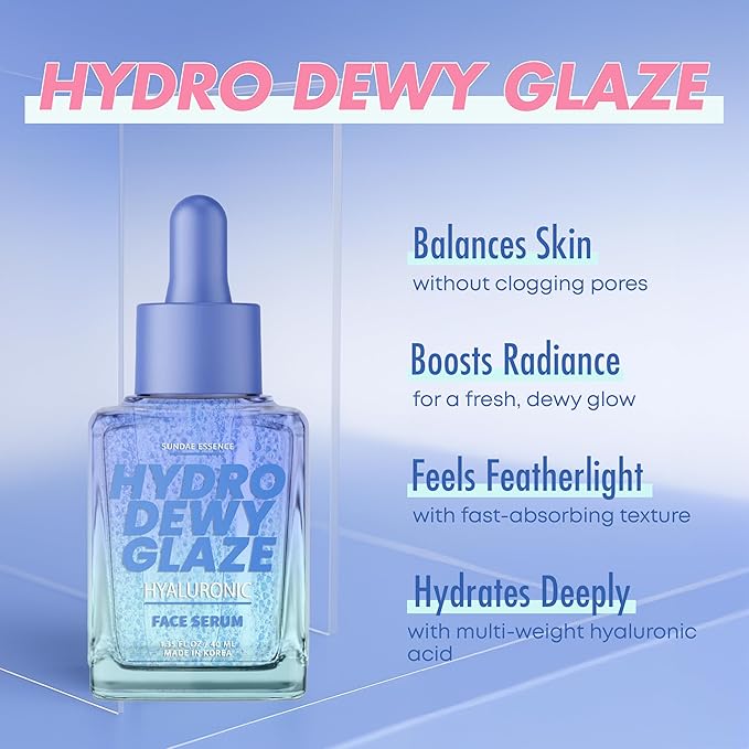 Hyaluronic Acid Face Serum – Dermatologist-Tested, Anti-Aging, Hydrates, Smooths & Plumps Skin – Clean Korean Skin Care – Vegan, Natural Beauty – 1.35 Fl. Oz