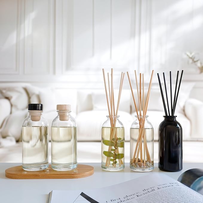 Urban Naturals Lavender Cedarwood Reed Diffuser Oil Set with Reed Sticks – Made in The USA