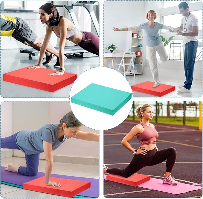 PATIKIL Balance Pad Non-Slip TPE Foam Pad Cushion Exercise Yoga Mat Knee Pad for Fitness Stability Core Training Stretching