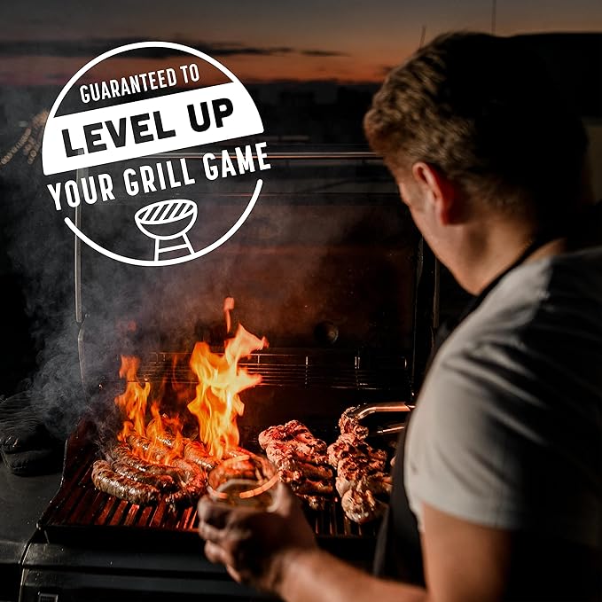 Spice Rack Co BBQ Seasonings And Rubs - Smoking & Grilling Spices and Seasonings Sets, BBQ Accessories & Smoker Accessories Gifts For Men, Unique Grilling Gifts For Men Who Have Everything (5pk)