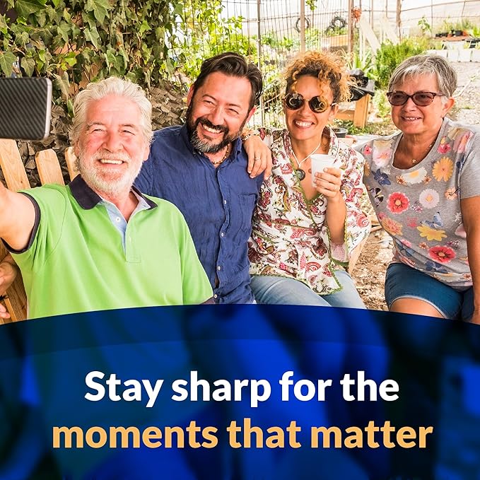 Brain Health Supplement - 60 Count - Support Strong Memory, Recall - Protect Against Normal Age-Related Cognitive Decline