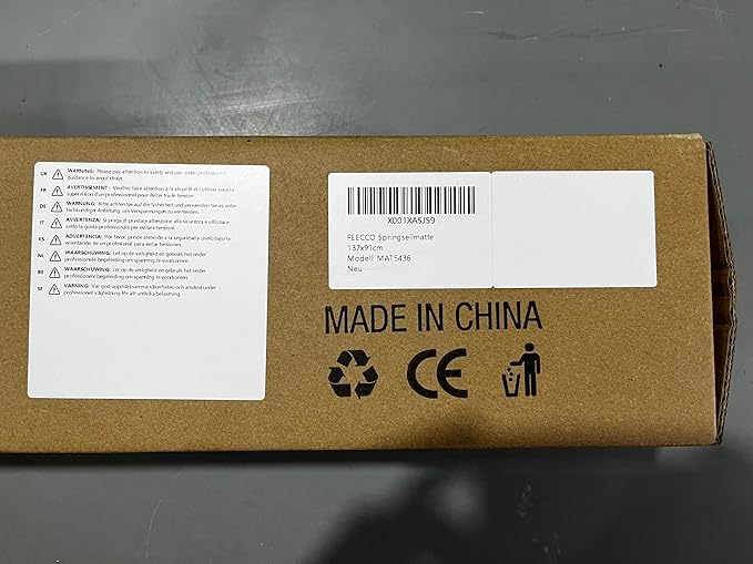 FEECCO Jump Rope Mat, Large Size Non-Slip Jump Rope Pad for Indoor Floor and Outdoor Concrete, 7mm Thick High-Density Material Customized for Jump Roping