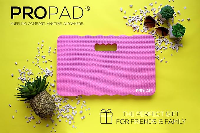 Thick Kneeling Pad, Garden Kneeler for Gardening, Bath Kneeler for Baby Bath, Kneeling Mat for Exercise & Yoga, Knee Pad for Work, Floor Foam Pad, Extra Large (XL) 18 x 11 x 1.5 Inches, Pink