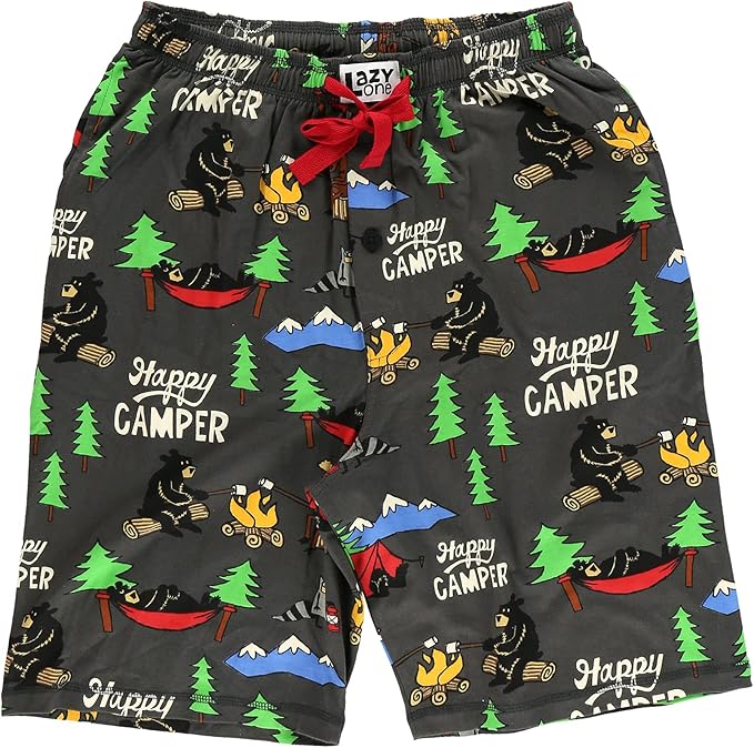 Lazy One Pajama Shorts for Men, Men's Pajama Bottoms, Sleepwear