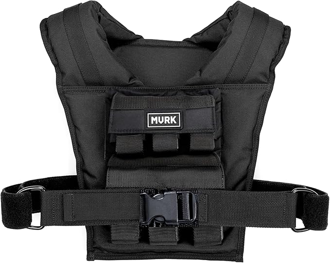 MVRK Weighted Vest Men 15lbs | 25lbs | 35lbs | 45lbs | 65lbs | 80lbs | 100lbs - Weighted Workout Vest With Removable Iron Weights, Heavy Duty Weighted Exercise Vest For Functional Training & Calisthenics - Weight Vest for Men