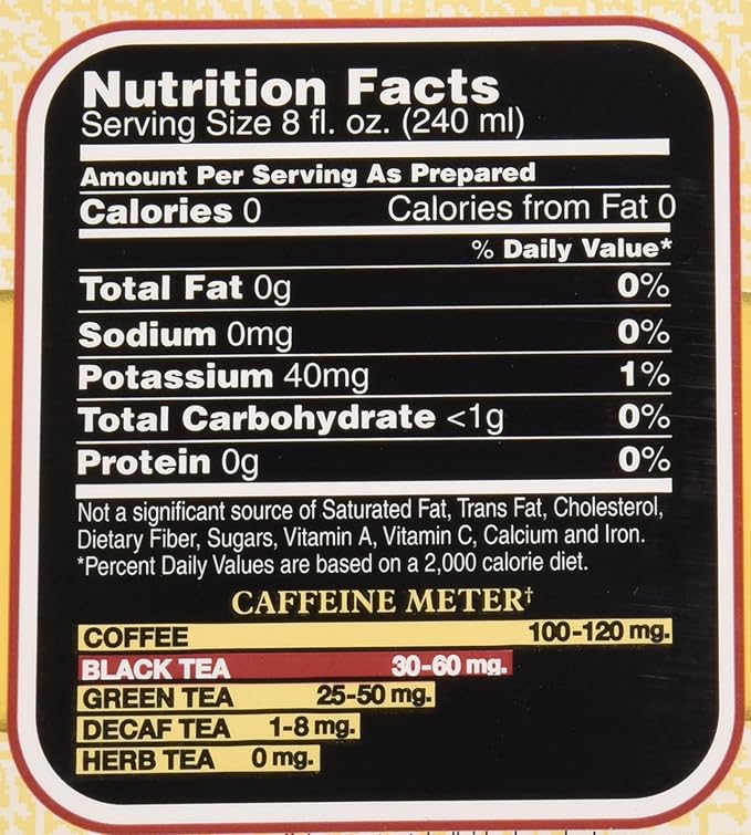 Bigelow Vanilla Caramel Black Tea (20 Teabags)