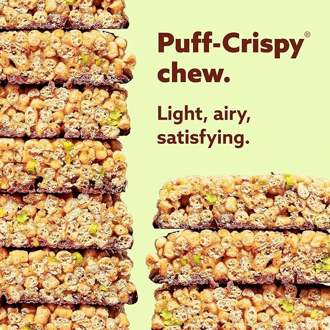 Mezcla Puff Crispy Protein Bars, Gluten Free & Vegan Protein Bars, 10g Protein, Alt for Crispy Rice Treat, Granola Bars & Breakfast Bars, Healthy Snacks for Adults, Variety Pack, 16 Count