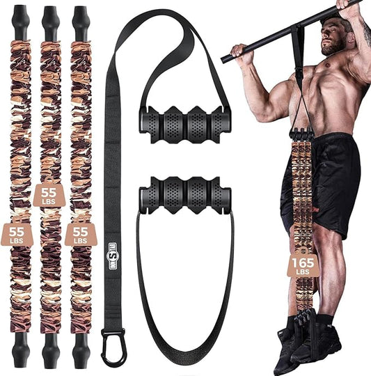 Innstar Pull Up Assistance Bands, 3 Heavy-Duty Adjustable Pull Up Bands Set, Pull Up Bands Assistance Bands for Enhanced Strength Training